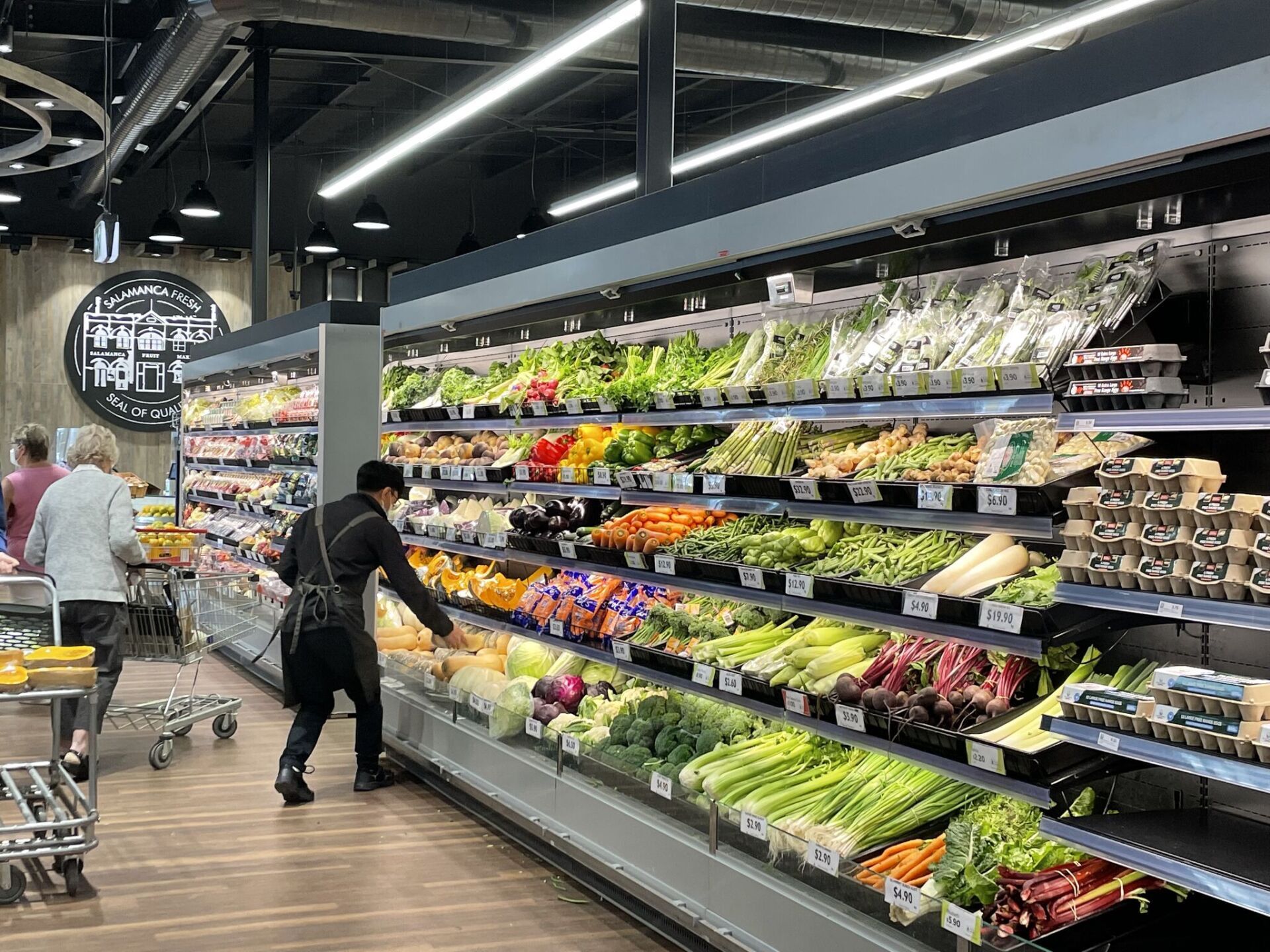 Vegetable Section — Glenorchy, TAS — RBR Refrigeration Sales & Services Pty Ltd